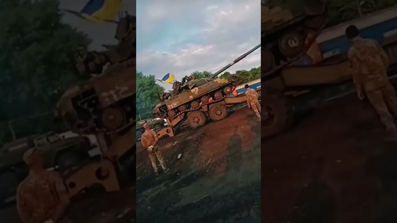 Loading Ukrainian tank #shorts