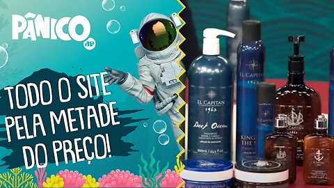 PROMOÇÃO no El Capitán! 50% OFF em todo o site com CUPOM 'Panico'