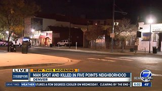 Man shot and killed in Five Points neighborhood