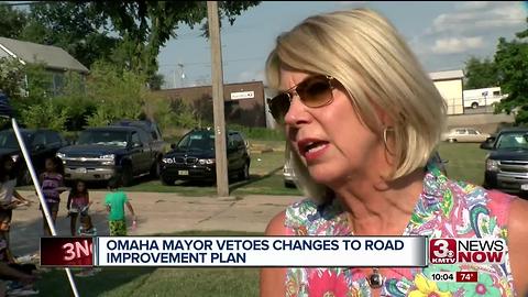 Mayor Jean Stothert vetos changes to roads improvement plan