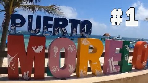 Walking on the beach at the hidden gem Puerto Morelos, Mexican Riviera