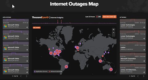 Internet Outage Map