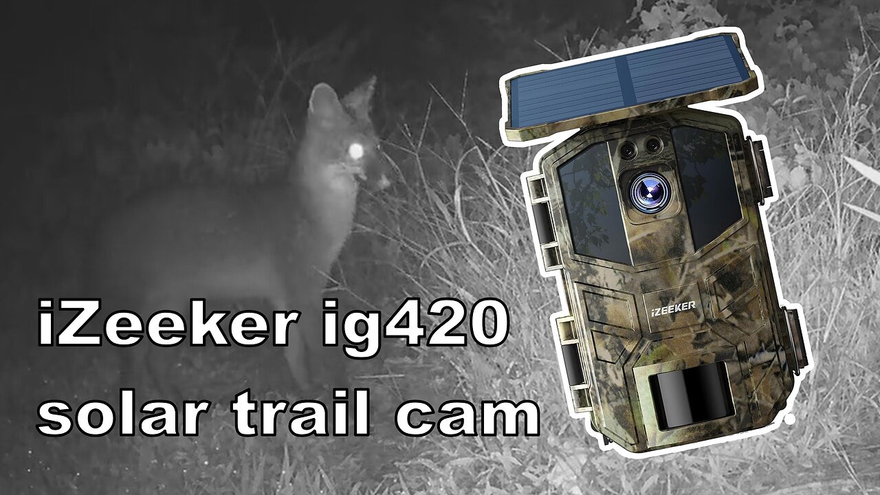 izeeker ig420 solar trail camera review