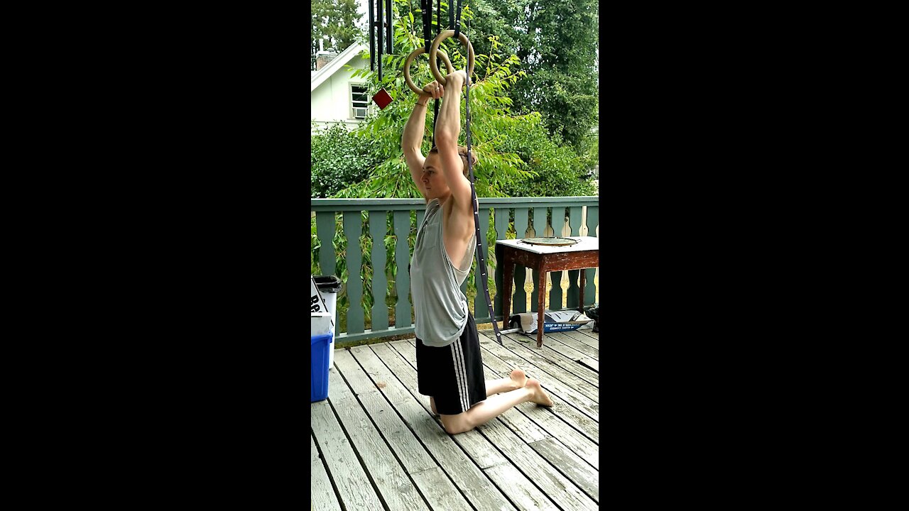 Muscle up, skin the cat.