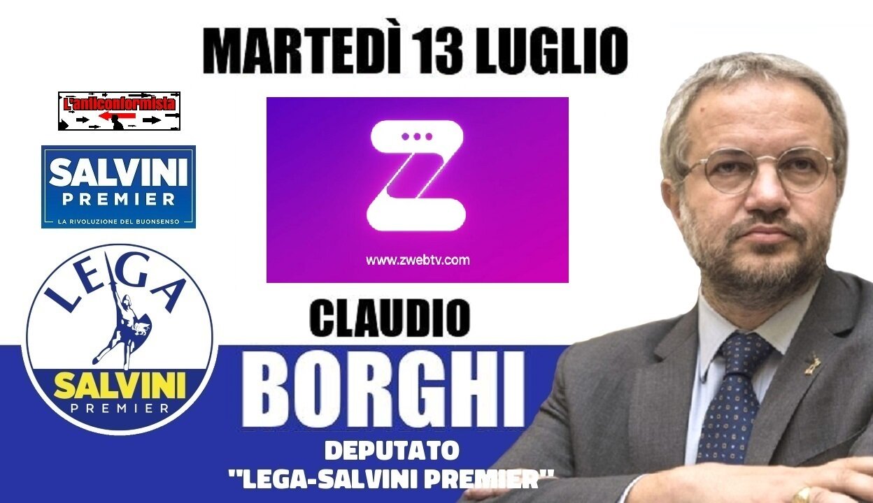 🔴 Covid, On. Claudio Borghi: Lega contraria a nuovi stop.