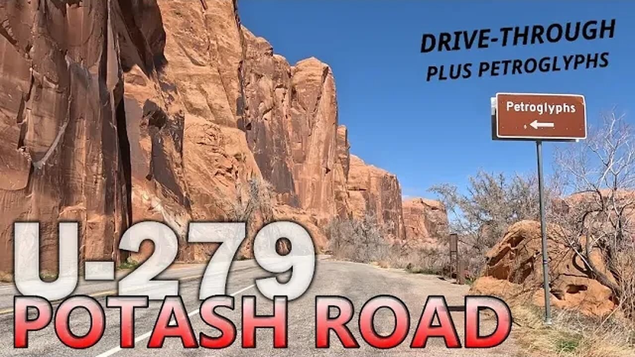 Potash Road & Petroglyphs [Drive-Through] - BLM Moab Field Office, Utah