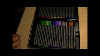 Arteza 48 color premium fineliner pens unboxing review and demonstration