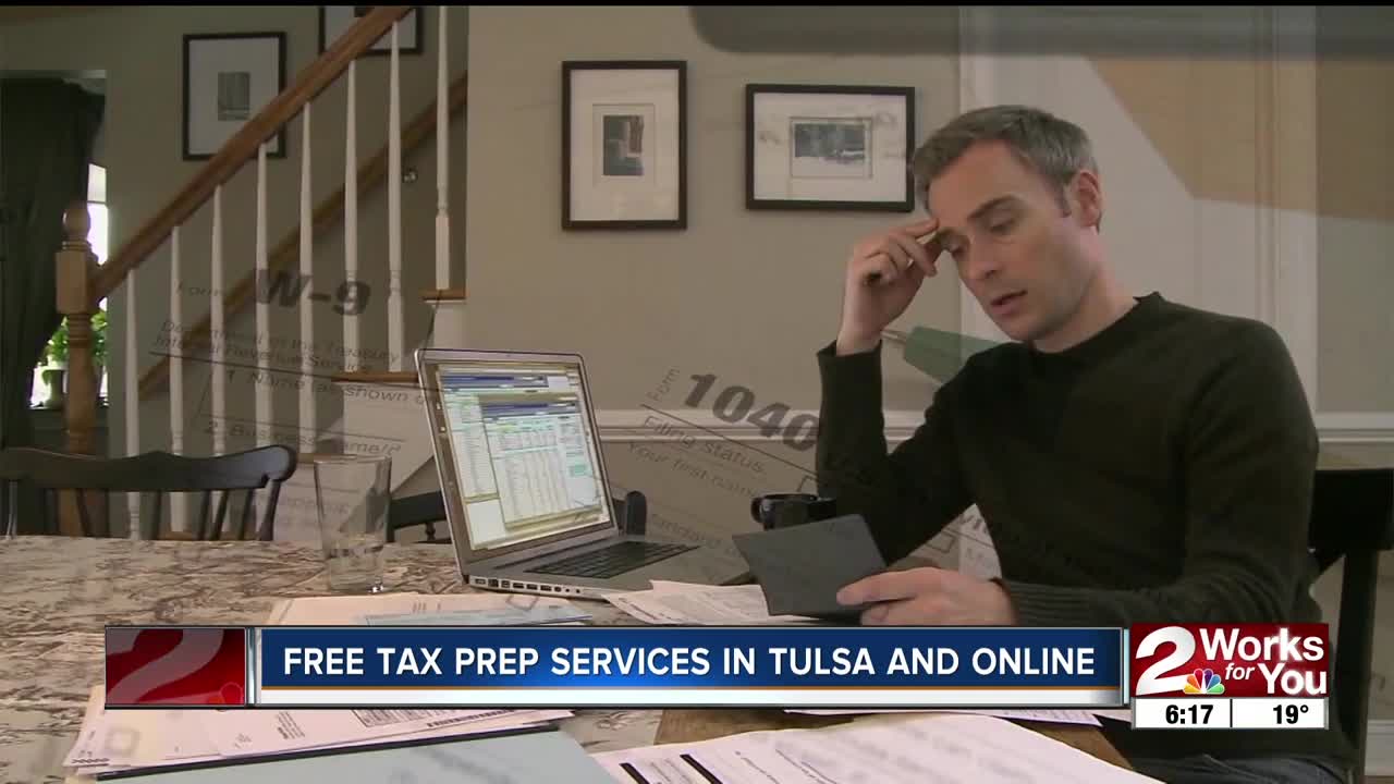 Free tax prep services in Tulsa and online