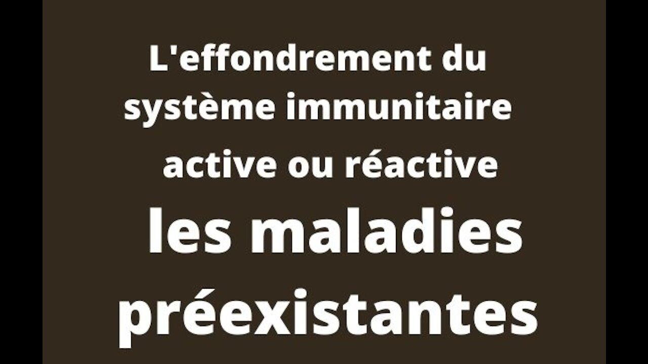 Les injections contre le Covid-19 réactivent des infections préexistantes