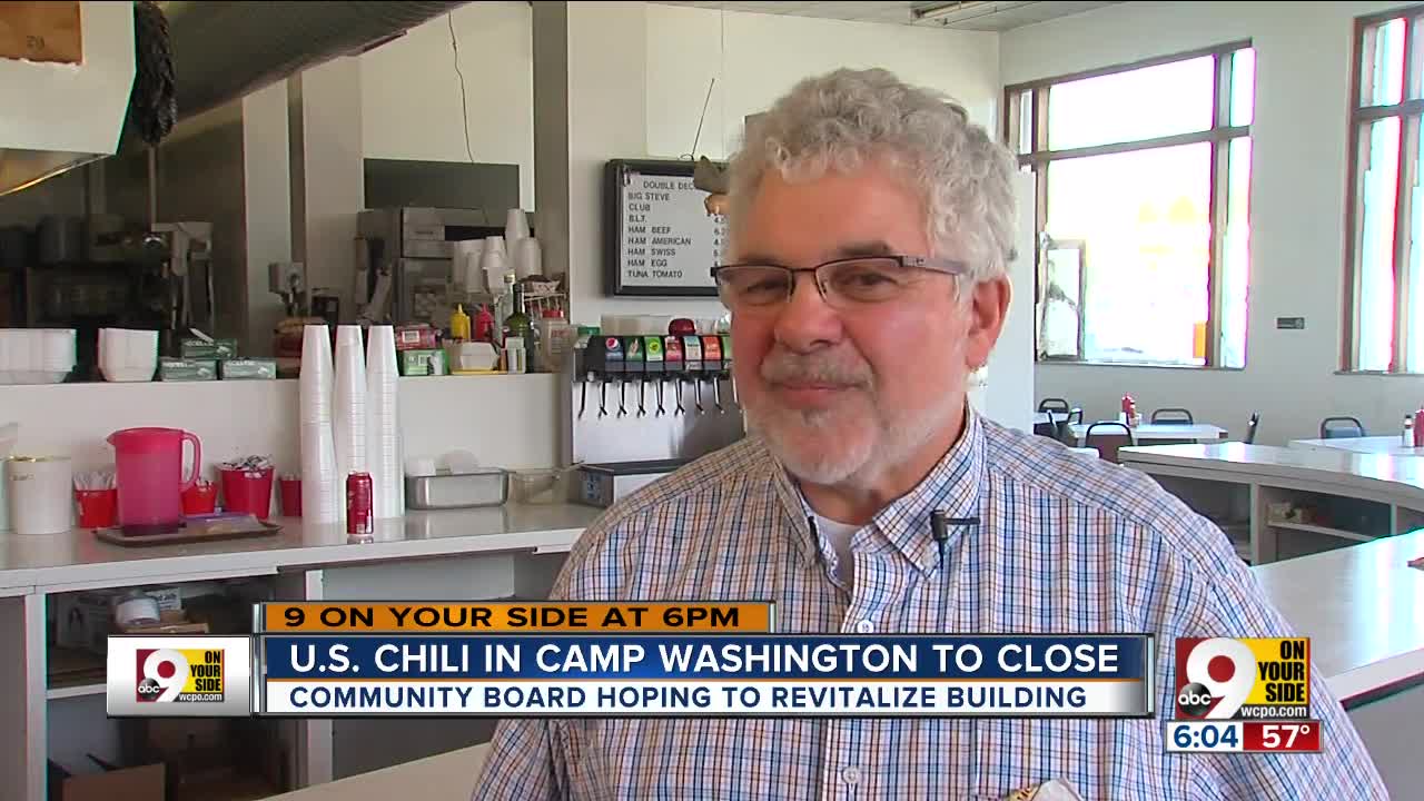 U.S. Chili in Camp Washington to close