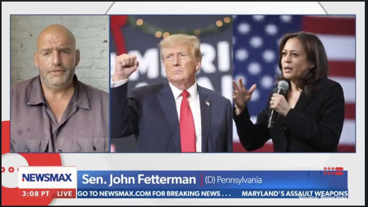 WATCH: John Fetterman Predicts Trump Will Win Pennsylvania, "Choice Is Obvious"