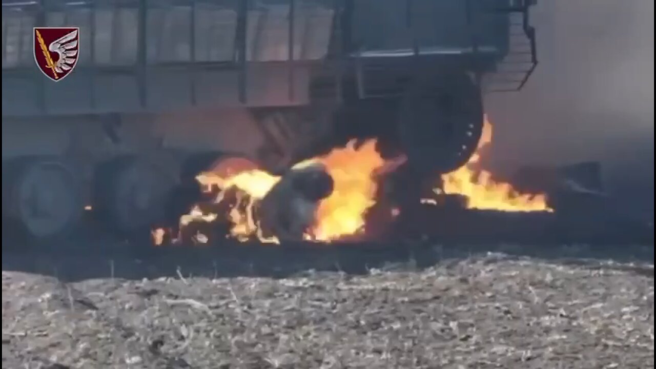 Putin's Russian assault meat is burning alive under the strikes of Ukrainian paratroopers.