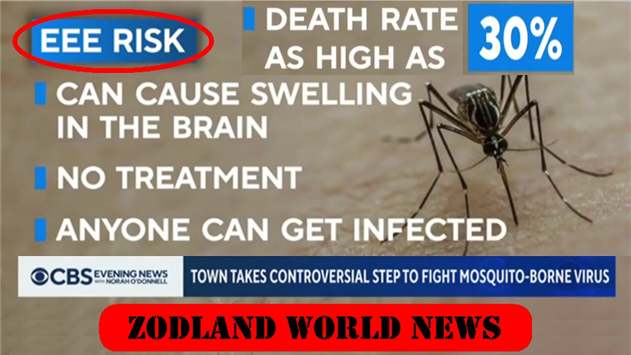 ►🚨❗️⚡️ Massachusetts: 6PM curfew thru October after human case of Eastern Equine Encephalitis (EEE)