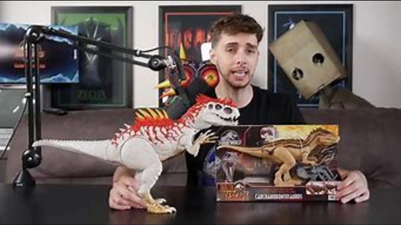 CARCHARODONTOSAURUS UNBOXING! - Jurassic World Camp Cretaceous - Mattel Review and Unboxing