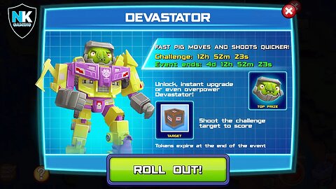 Angry Birds Transformers - Devastator Event - Day 1 - Mission 3