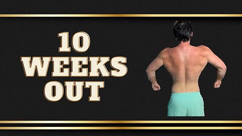 10 weeks out!! Half way milestone for Natural Men's Physique show!