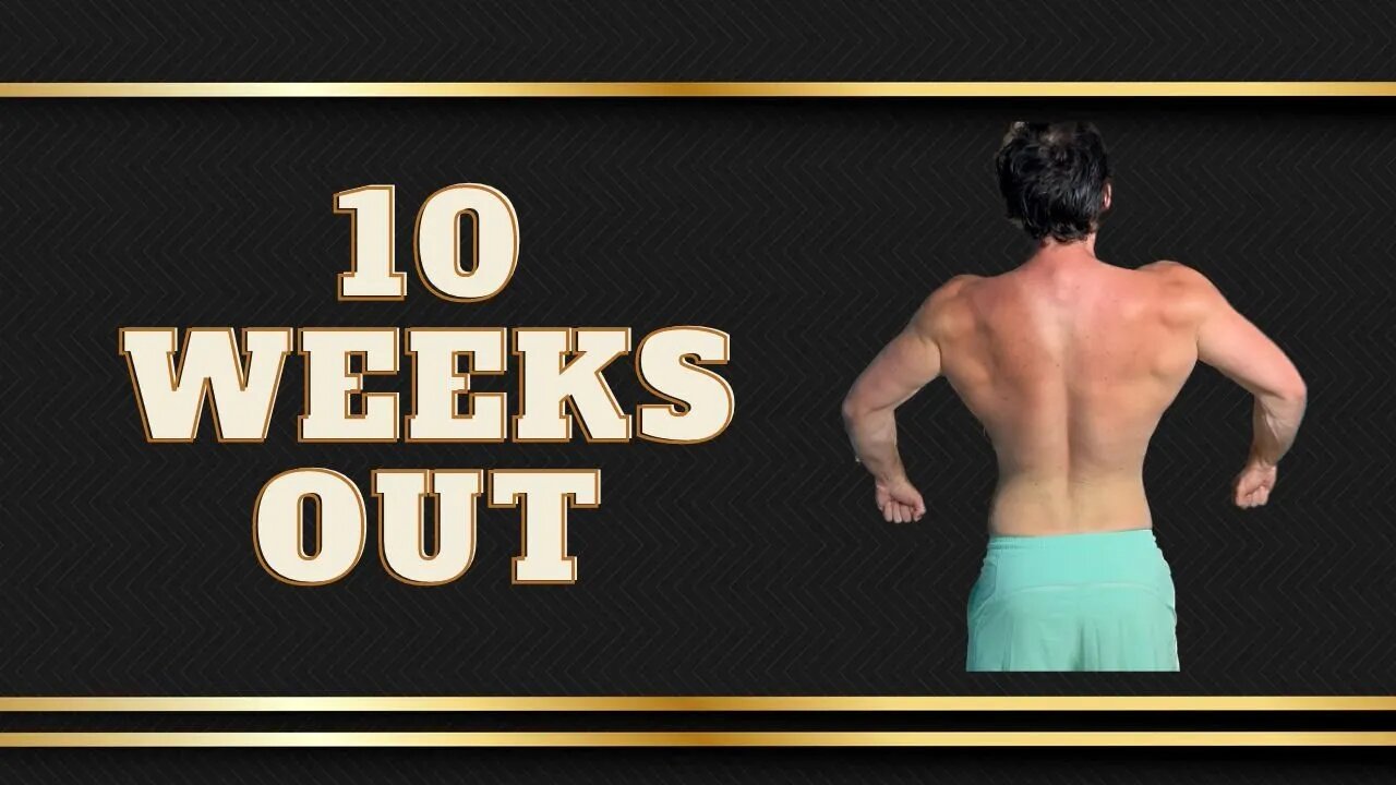 10 weeks out!! Half way milestone for Natural Men's Physique show!