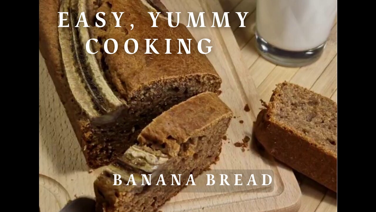 Banana bread | Healthy and very tasty bread made of bananas, a little flour, honey and spices.