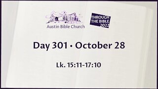 Through the Bible 2022 (Day 301)