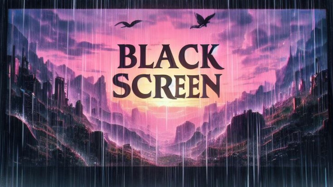 Black Screen Rain Sounds to relaxing and sleep better