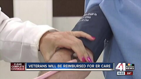 Veterans will be reimbursed for ER care