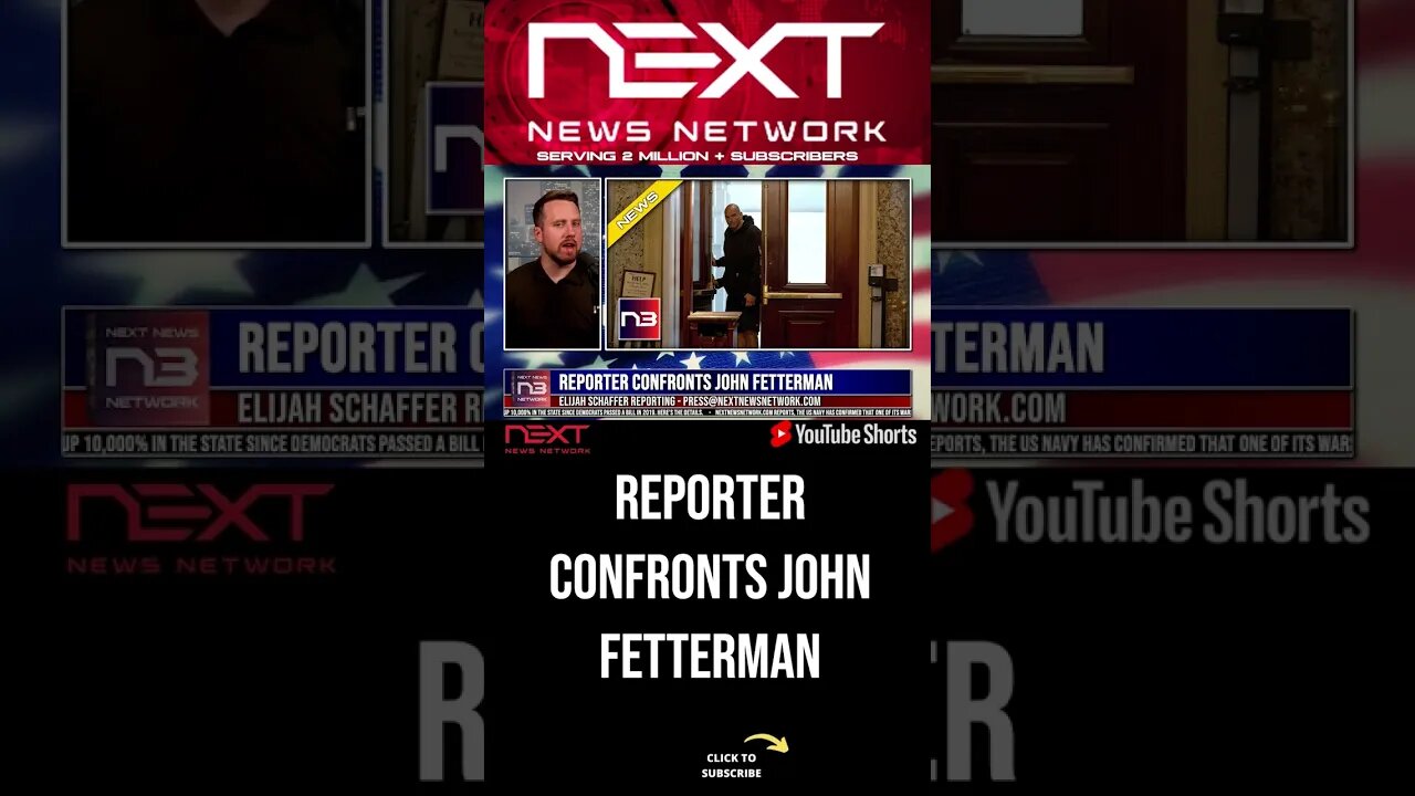 Reporter Confronts John Fetterman #shorts