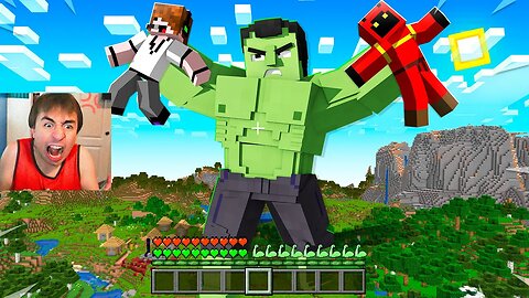 Trolling As HULK in Minecraft