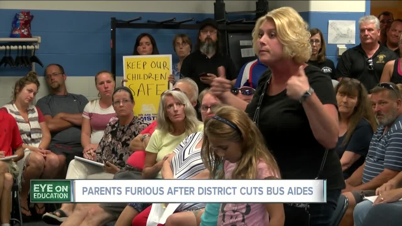 Parents furious after Newfane cuts bus aides