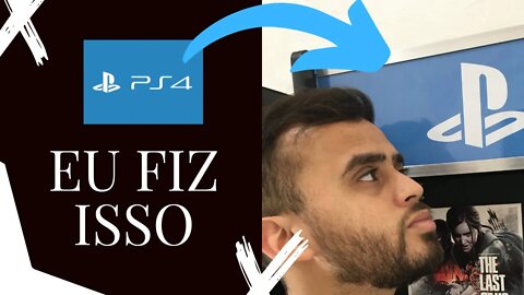 FAIXADA PLAYSTATION 4 PARA O GABINETE DA GAME HOUSE [Melhorando a locadora cada dia mais]