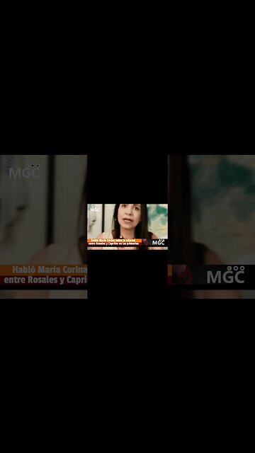 MARÍA CORINA MACHADO ES IMPARABLE!