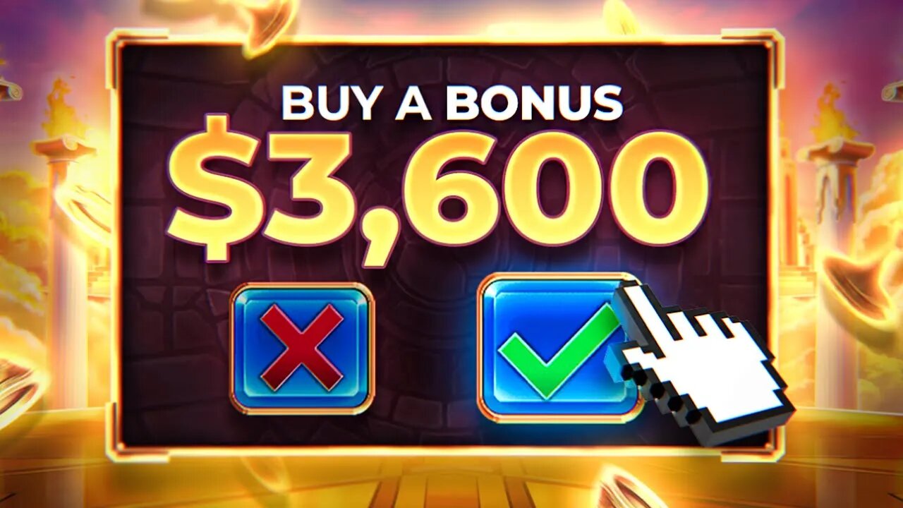 THE ALL IN $3,600 GATES OF OLYMPUS BONUS BUY TO END THE VIDEO!