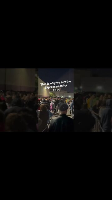 Unbelievable Crowds at Halloween Horror Nights at Universal Orlando