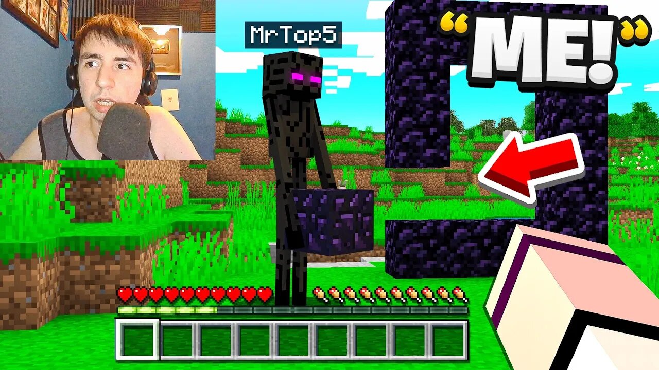I Trolled Him with a Shapeshift Mod.. (Minecraft)