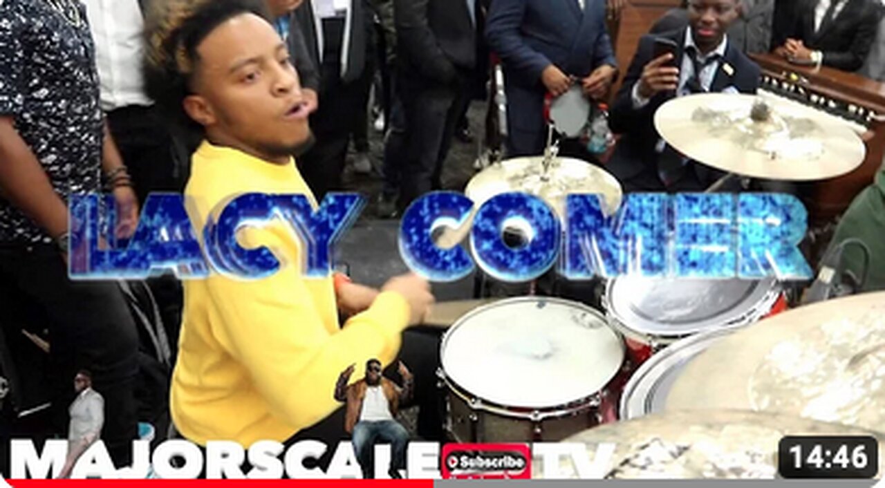 Lacy Comer - Smashing on drums at the Cogic Convocaion 2019