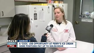 Perry's Ice Cream offers cross training, different job opportunities