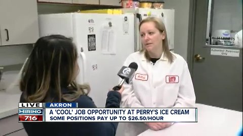 Perry's Ice Cream offers cross training, different job opportunities