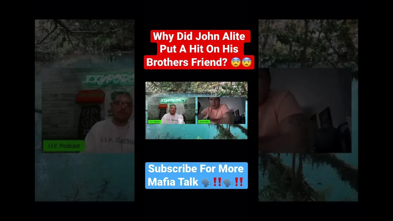 Why Did John Alite Put A Hit On His Brothers Friend? 😨😨#johnalite #gambino #mafia #hitman