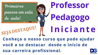 Curso Para Professor Pedagogo Iniciante