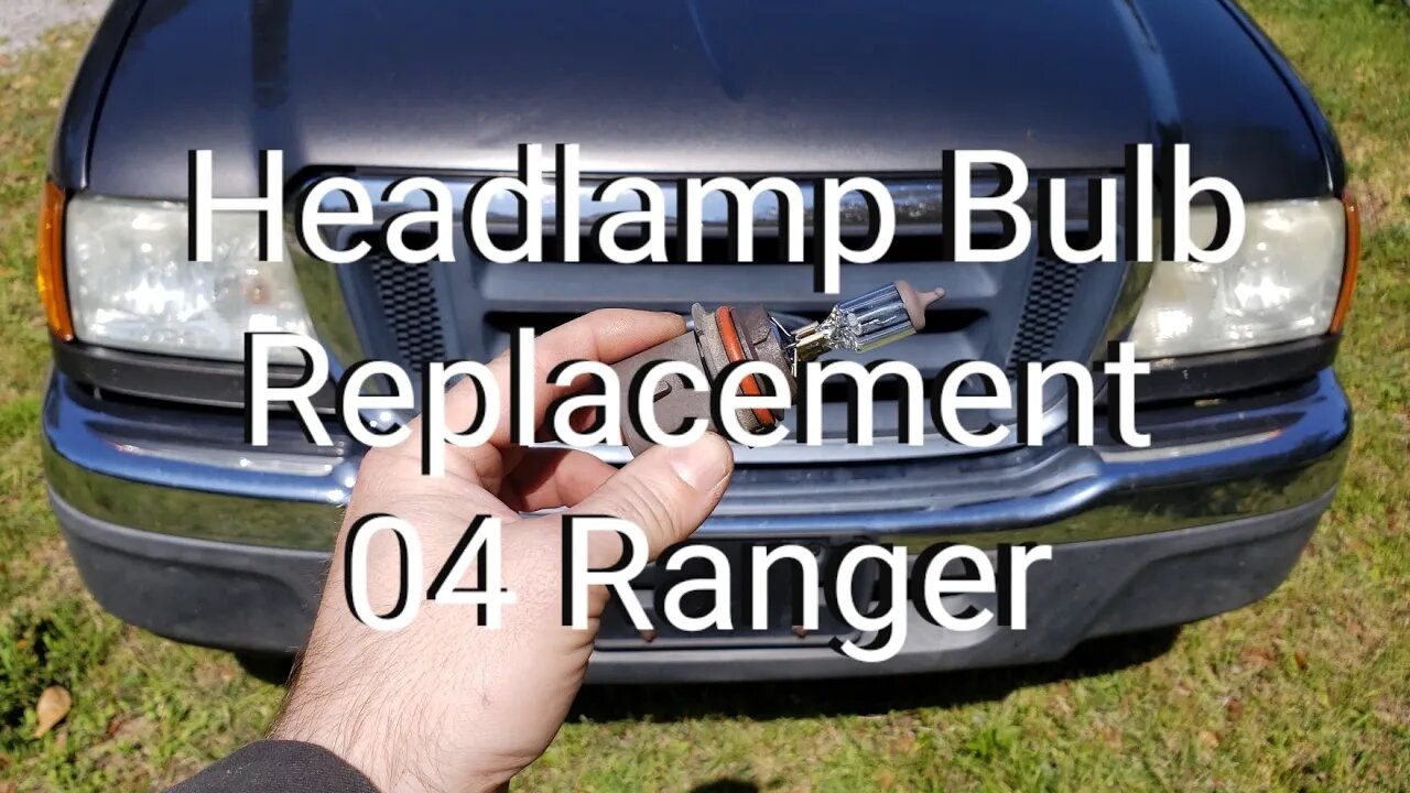 Headlamp Bulb Replacement 04 Ford Ranger