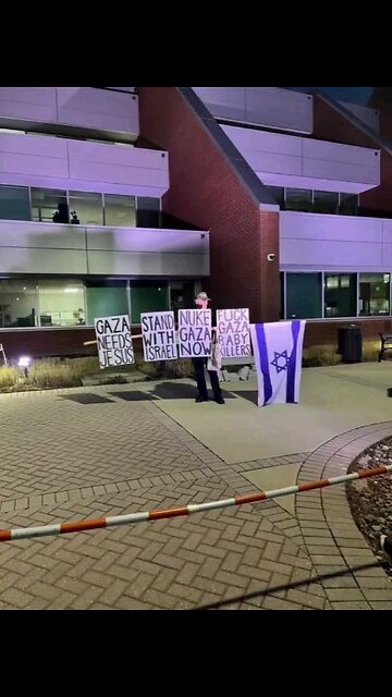 “Gaza needs Jesus” While they bomb every church in Gaza, you really can’t make this up.