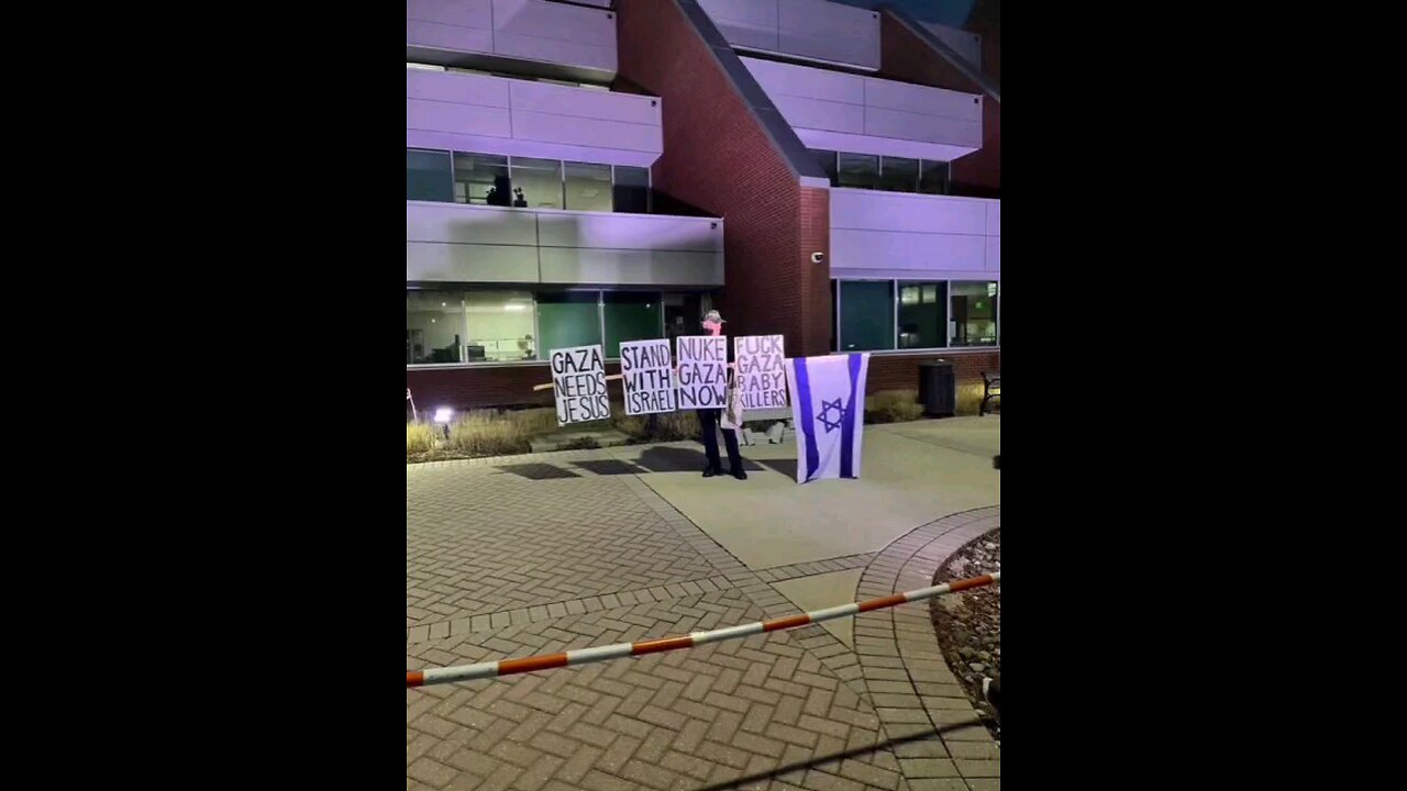 “Gaza needs Jesus” While they bomb every church in Gaza, you really can’t make this up.