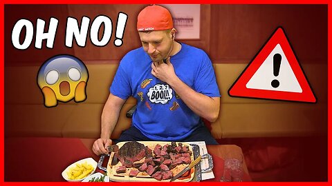 MY BIGGEST FEAR CAME TRUE DURING THIS 72 OZ STEAK CHALLENGE!!!