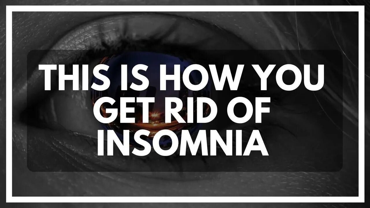 Simple Cure For Insomnia?