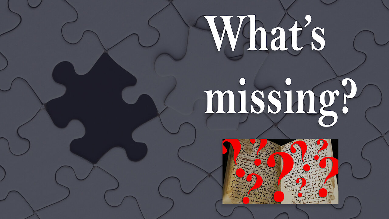The Quran's Missing Metanarrative: God Dwells With His People