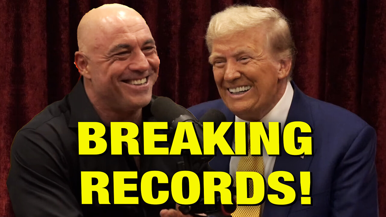 Trump’s Rogan Episode DESTROYS Viewership Records!