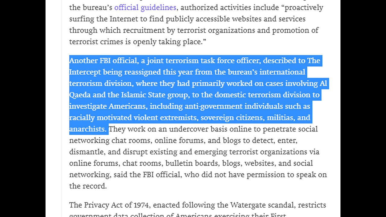 Biden POWER GRAB—Feds Want to Spy on CHATROOMS to Track Intelligence Leaks: Robby Soave