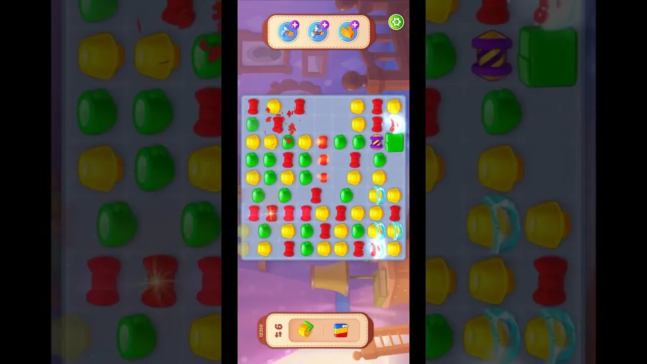 Shorts Playrix Homescapes Gameplay Walkthrough Level 12350-040