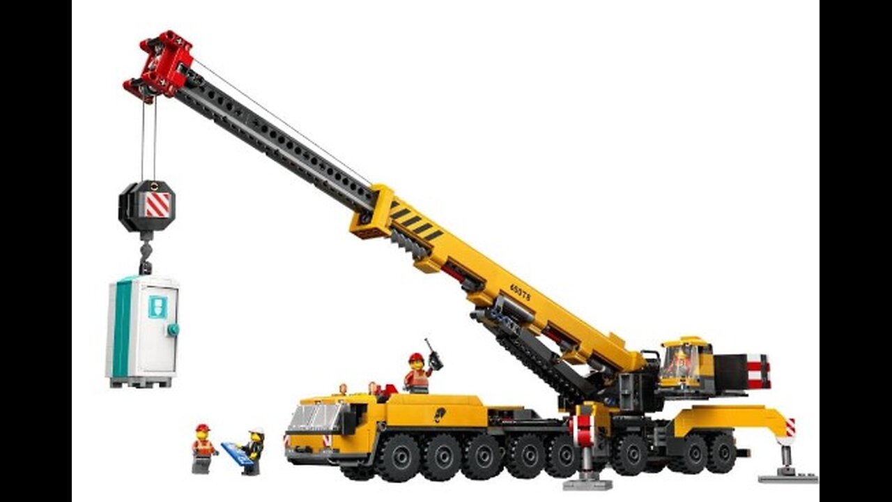 Unboxing and Building Lego 60409 Mobile Construction Crane