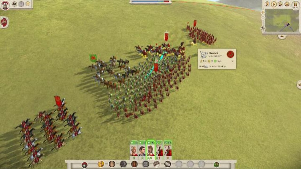 Total-War Rome Julii part 6, Out maneuvered