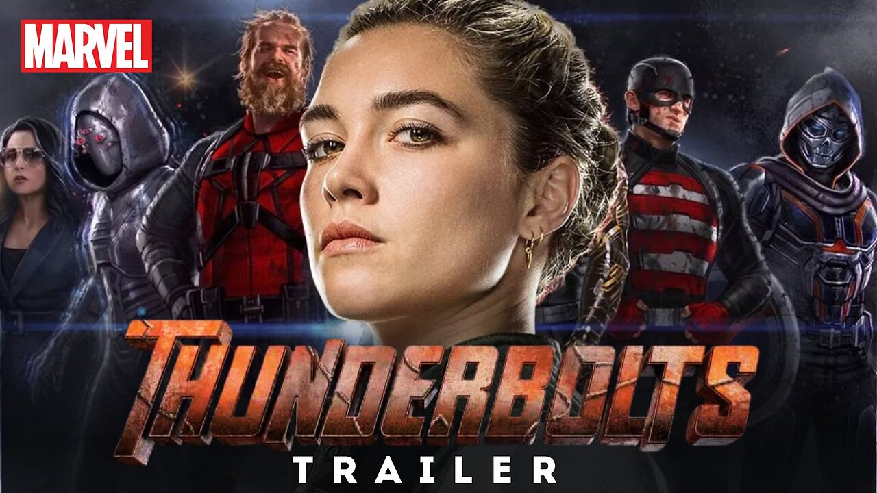 Florence Pugh Joins Sebastian Stan and David Harbour in Marvel's Thrilling Thunderbolts Trailer